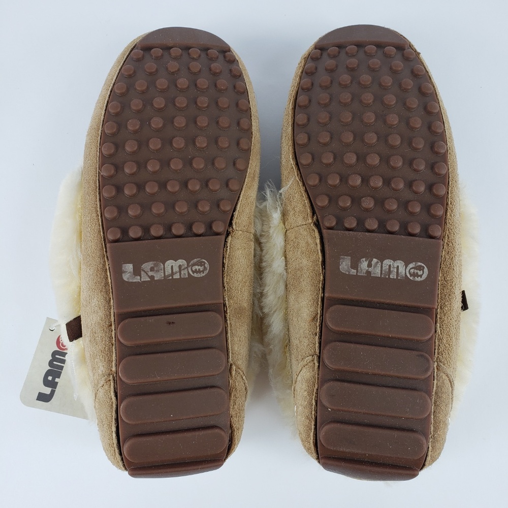 SOLD Lamo Aussie Moc Mocassin Slipper Chestnut - Picture 7 of 8